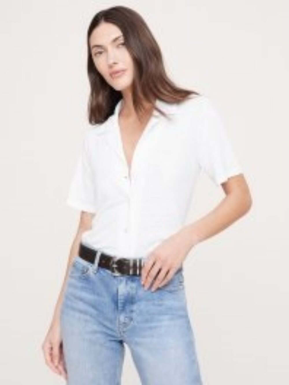 Banana Republic Linen Resort Shirt NWT